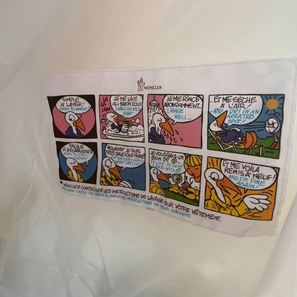 Moncler Pavin White Down Jacket - Picture 3 of 7